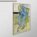 Canvas print At the gate of broken despair, (original by van Gogh), reproduction, side