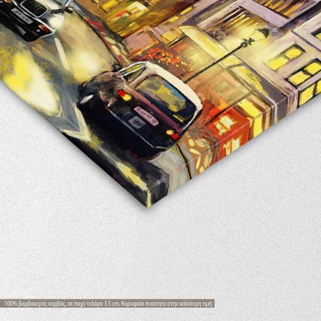 Canvas print  Vintage street view of London, detail