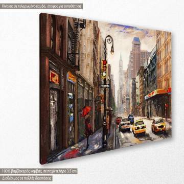 Canvas print Street view of New York 2