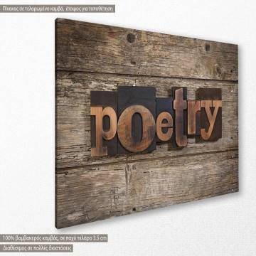 Canvas print Poetry 2
