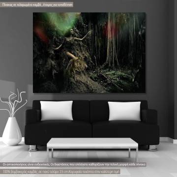 Πίνακας σε καμβά Forest fantasies