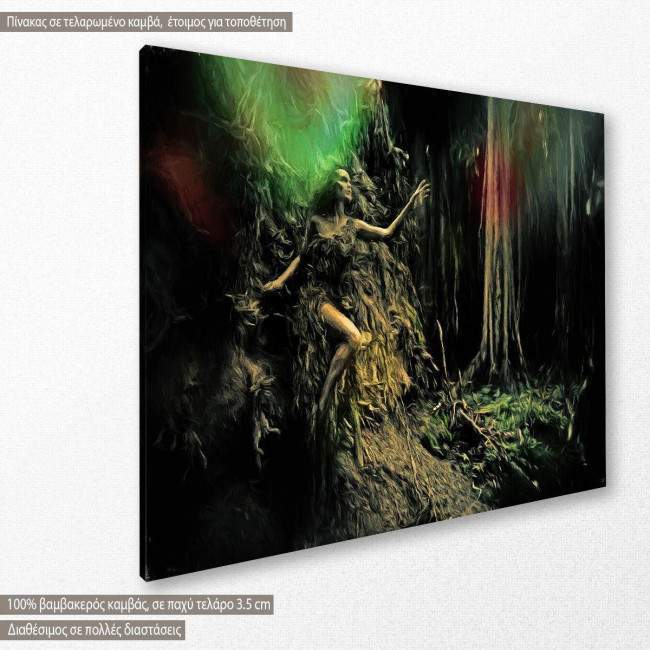 Canvas print  Forest fairy, side