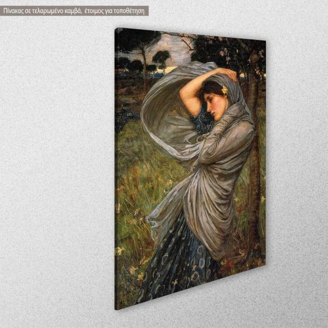 Canvas print Boreas, Waterhouse J. W., side