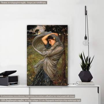 Canvas print Boreas, Waterhouse J. W.