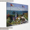 Canvas print Garden at Sainte Adresse, Monet, side