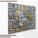 Canvas print Composition, Mondrian P., side