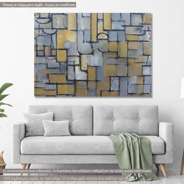 Canvas print Composition, Mondrian P.