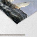 Canvas print Seascape from the Zeeland waters,. Schotel P. J,, detail