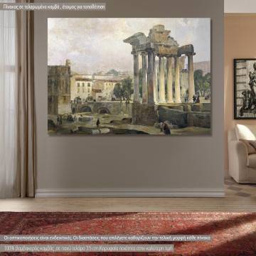 Πίνακας ζωγραφικής The forum, Caffi, αντίγραφο σε καμβά