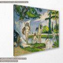 Canvas print Bathers, Cezanne P., side
