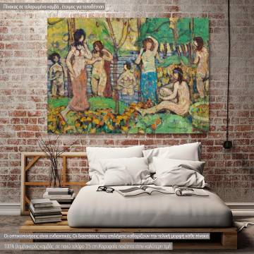 Canvas print Beach No. III, Prendergast M. B.