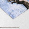 Canvas print The creation of Adam multicolor, detail