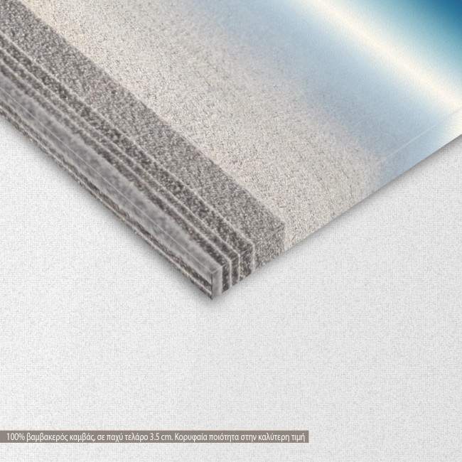 Canvas print  Lily and spa stones in zen garden, detail