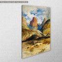 Canvas print Colburn's Butte, South Utah, Moran T., side