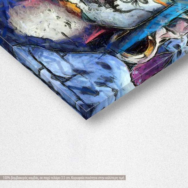 Dia de los Muertos wallpaint, πίνακας σε καμβά