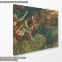 Canvas print Four dancers, Degas E., side