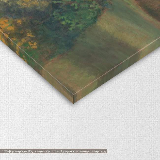 Canvas print Four dancers, Degas E., detail