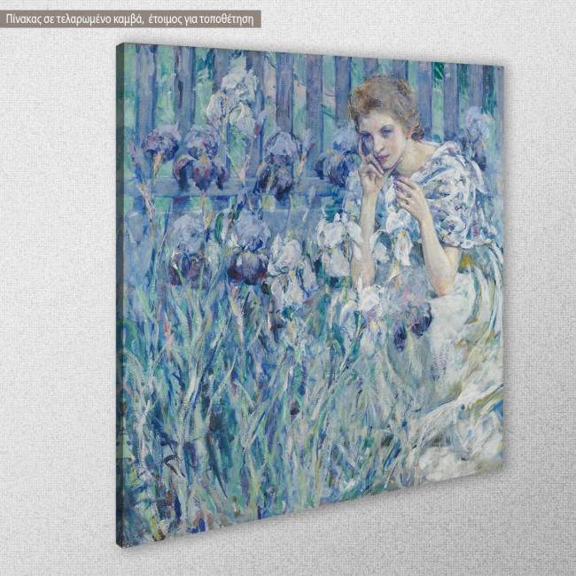 Canvas print Fleur de Lis, Reid R., side