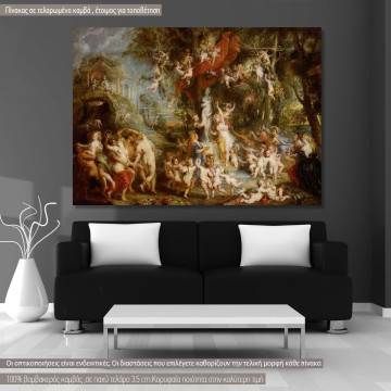 Πίνακας ζωγραφικής The Venus celebration, Rubens P. P., αντίγραφο σε καμβά