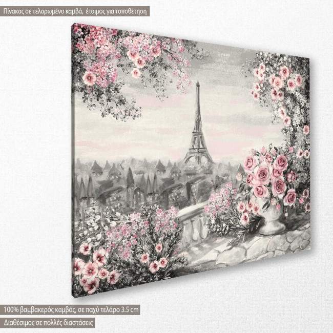 Canvas print Paris, Summer in Paris, side