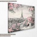 Canvas print Paris, Summer in Paris, side