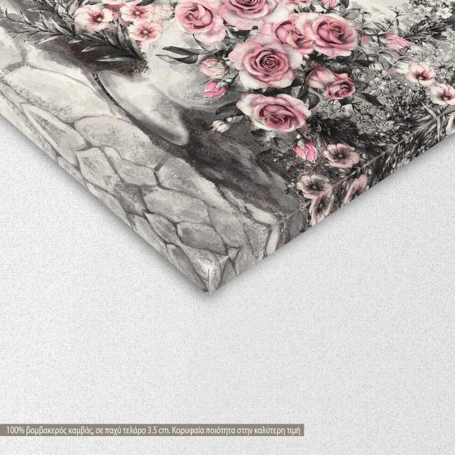 Summer in Paris, πίνακας σε καμβά, λεπτομέρεια