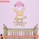 Kids wall stickers  Cute little bunny