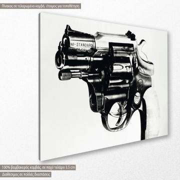 Canvas print Double revolver gun 2