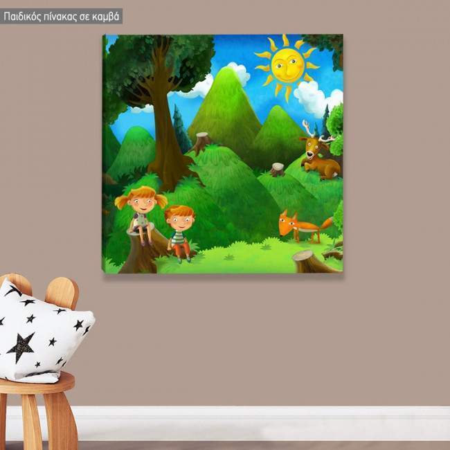 Kids canvas print  Fairytale