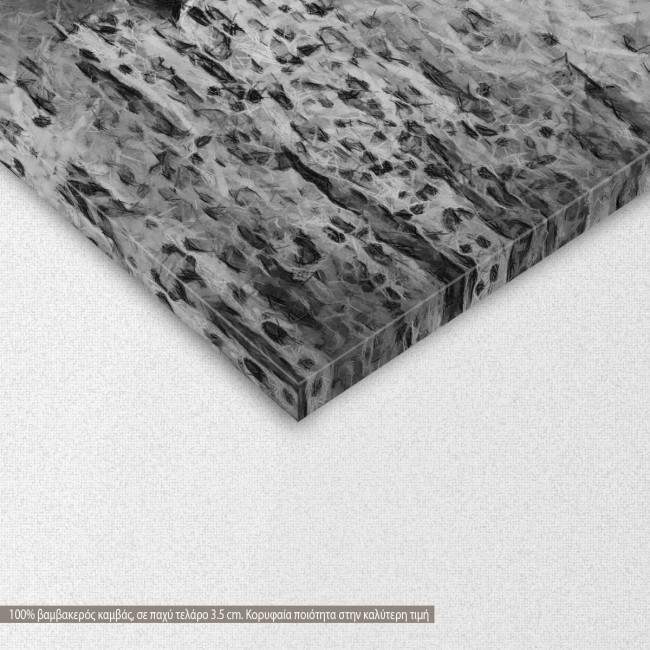 Rainy day at sea, πίνακας σε καμβά, λεπτομέρεια