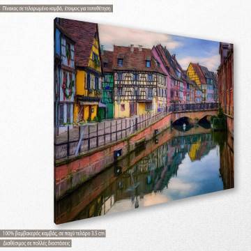 Canvas print Canal city Framed canvas View 1 2