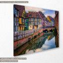 Canvas print Canal city, side