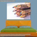 Canvas print Colored pencils