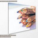 Canvas print Colored pencils, side