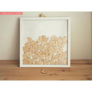 Wooden wishes board Ducks