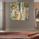 Canvas print Group of figures, Prendergast M. B.