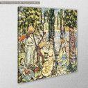 Canvas print Group of figures, Prendergast M. B., side