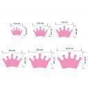 Sticker label  Crown for girls,  