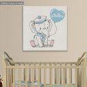 Kids canvas print Elephant Sailor