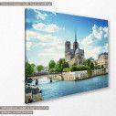 Canvas print  Notre Dame, Paris, side