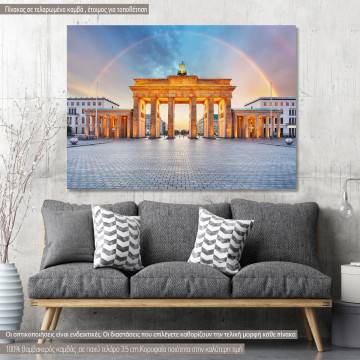 Canvas print Berlin, Brandenburg Gate, Berlin