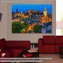 Canvas print  Edinburgh cityscape in the evening, Scotland