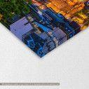 Canvas print  Edinburgh cityscape in the evening, Scotland, detail