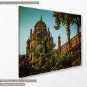 Canvas print Mumbai temple, side
