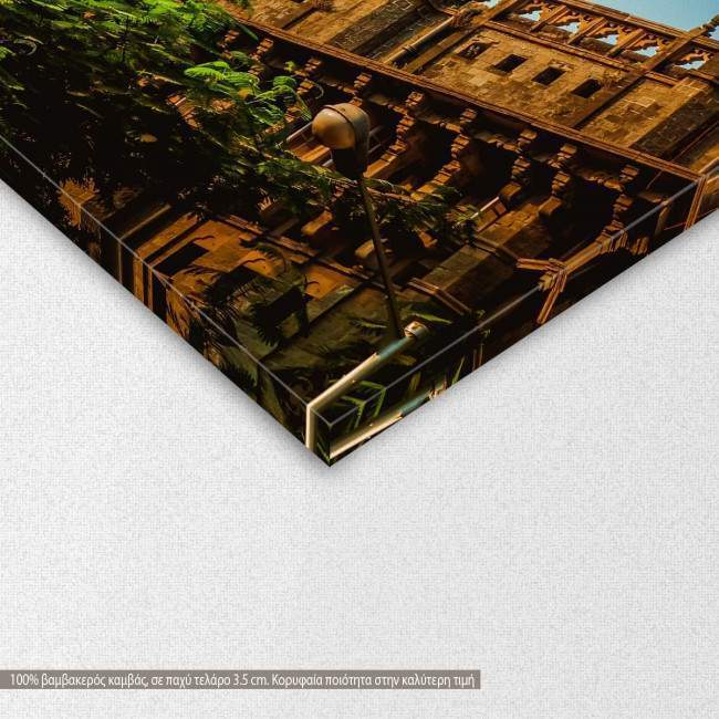 Canvas print Mumbai temple, detail