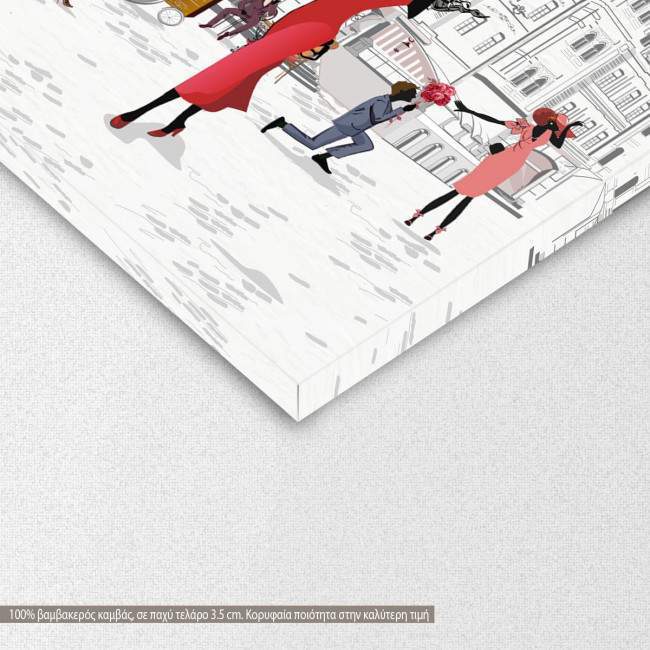 Canvas print Street fare, detail