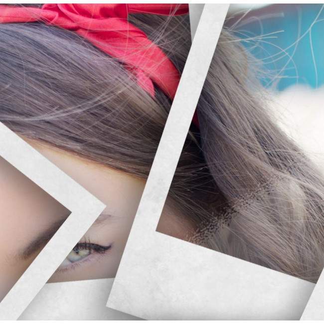 Picture collage with your photo vertical