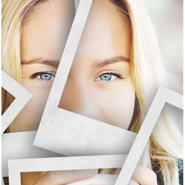 Picture collage with your photo horizontal