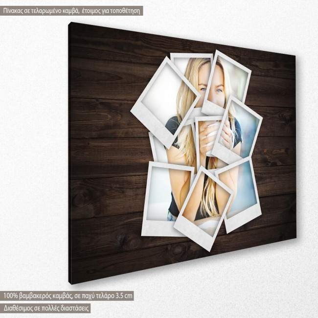 Picture collage with your photo horizontal