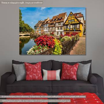 Canvas print Old town of Colmar, France